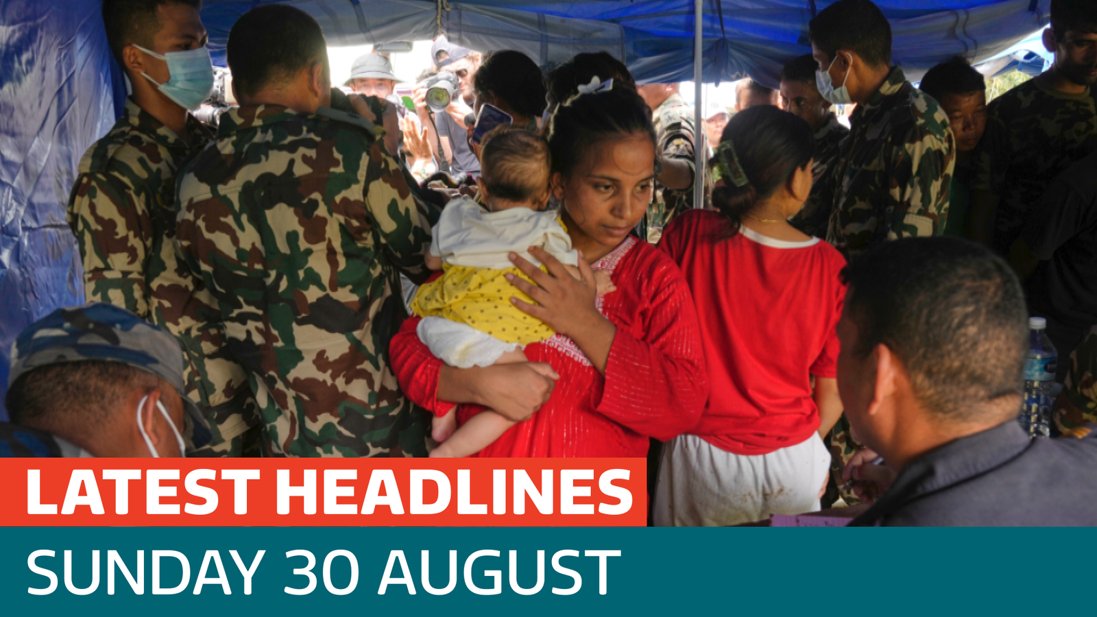 The latest headlines - as Nepal-Tibet flood rescue efforts continue