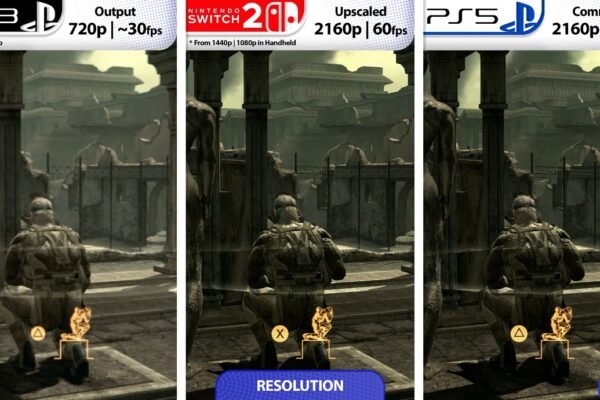 Video: Metal Gear Solid 4 Nintendo Switch 2 vs. PS5 vs. PS3 graphics comparison