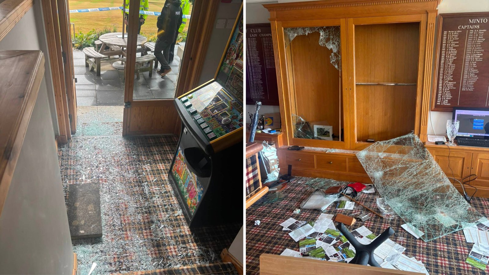Scottish golf club 'devastated' after trophies stolen during raid
