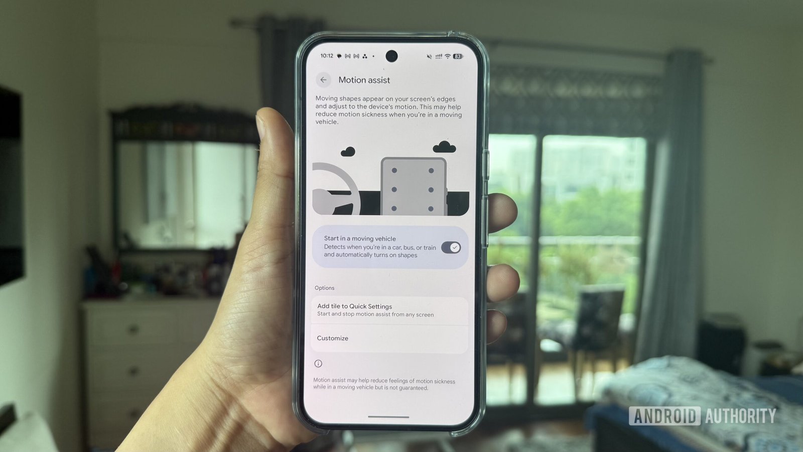 Google's clever Android 17 motion sickness feature is finally rolling out