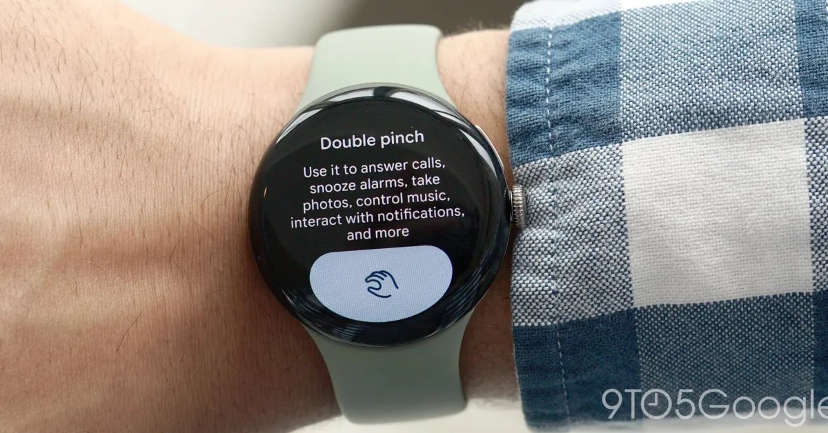 Pixel Watch 5 lets you customize double pinch to dismiss alarms