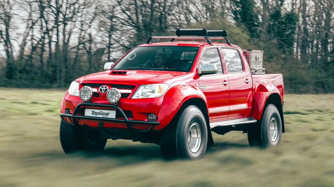 'A piece of television history': driving TGTV's record-breaking Arctic Toyota Hilux