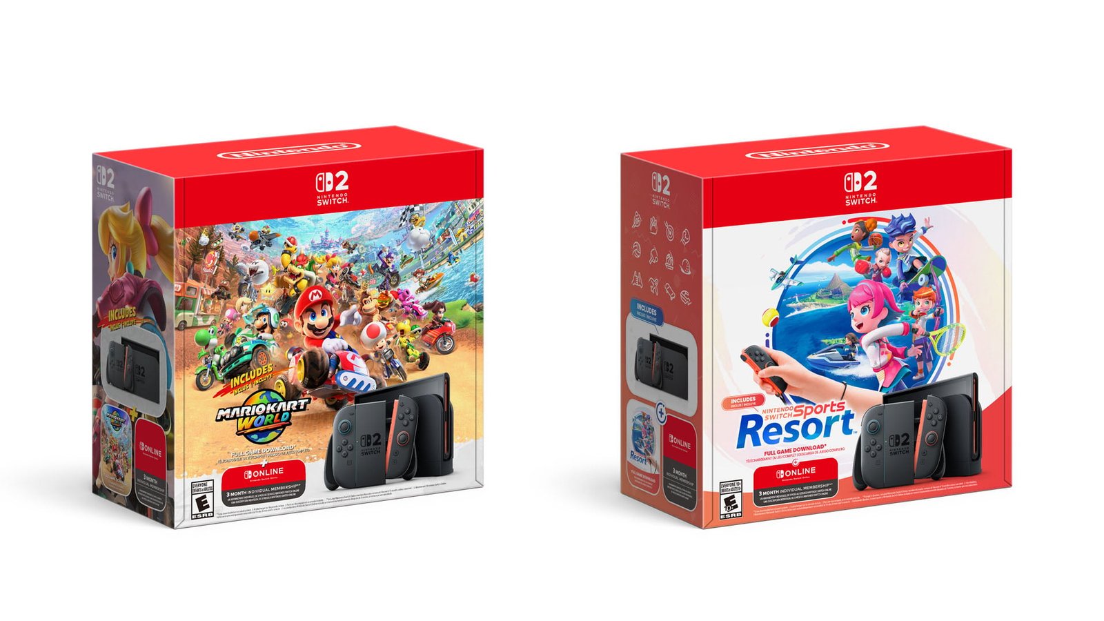 Nintendo Switch 2 + Mario Kart World and Nintendo Switch Sports Resort bundles announced