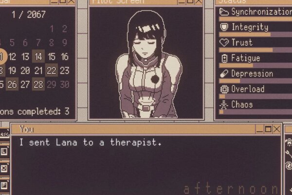 Raise up a mech pilot and make sure she doesn't get Evangelion-level depressed in the sci-fi visual novel Valkyrie Iteration: Mecha Pilot Raising Pocket Simulator