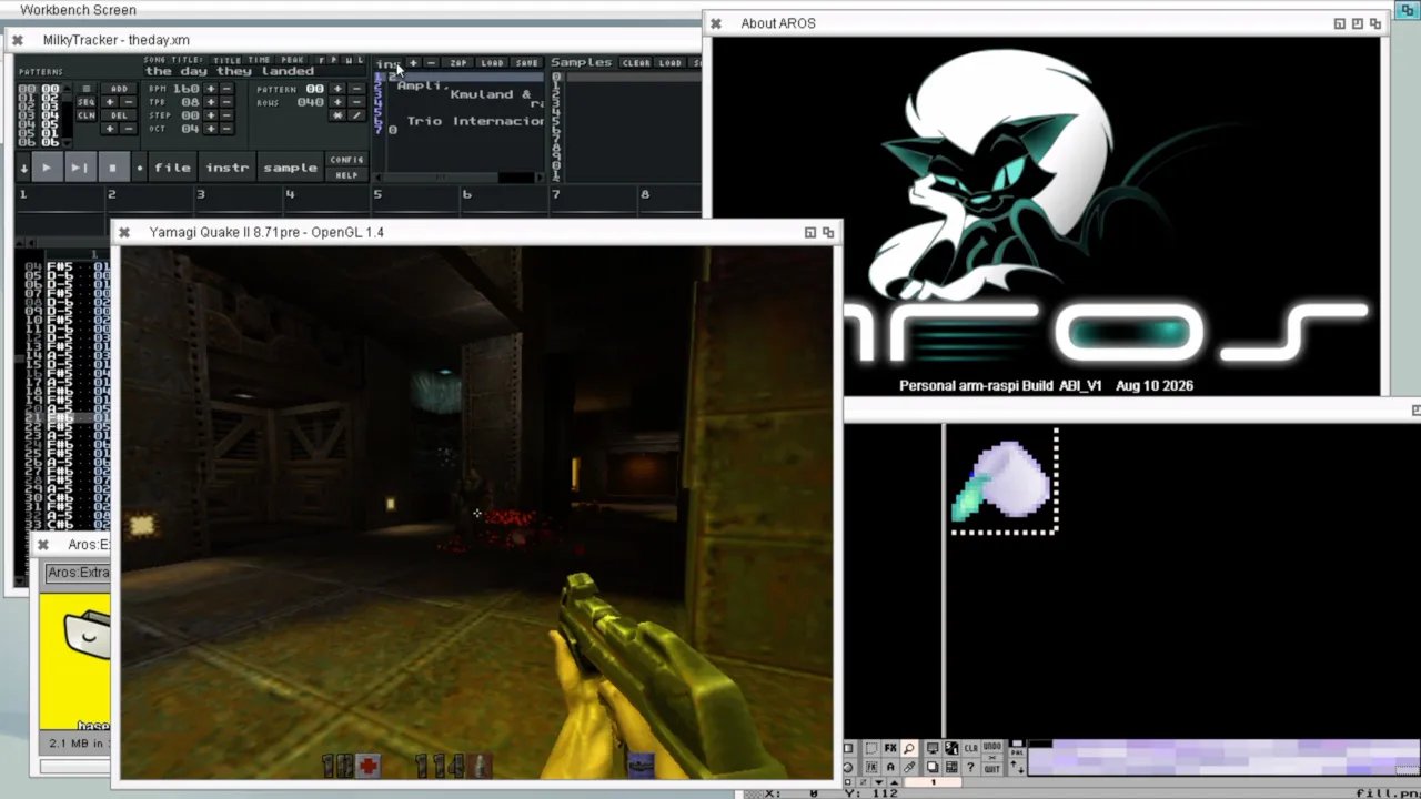 Amiga-Inspired AROS Goes Bare Metal On Raspberry Pi