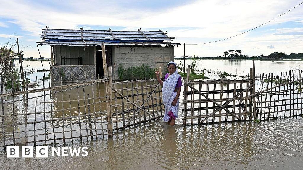 Assam: How a 97-year-old escaped deadly Indian floods on a banana raft
