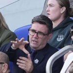 Burnham attends first Everton match since becoming UK prime minister