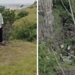 Father Tries To Pull Back Teen From Cliff Edge, Both Fall. Then Mother Jumps