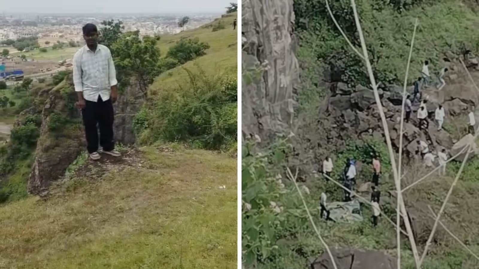 Father Tries To Pull Back Teen From Cliff Edge, Both Fall. Then Mother Jumps