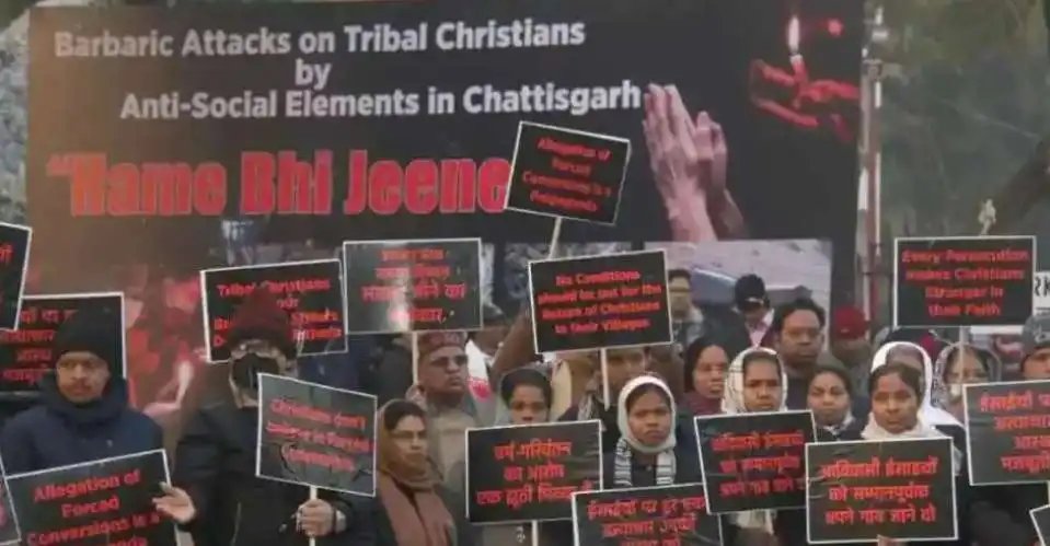 Christian women held after prayer meeting disrupted in India