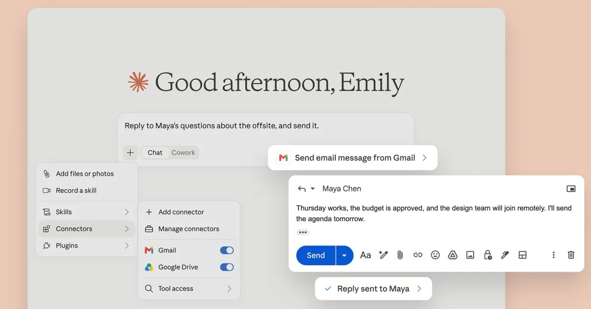 Claude can now send emails in Gmail, even without your approval
