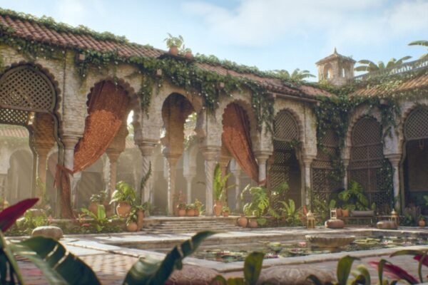 Modeling and Texturing Assets and Foliage for a Detailed 3D Scene