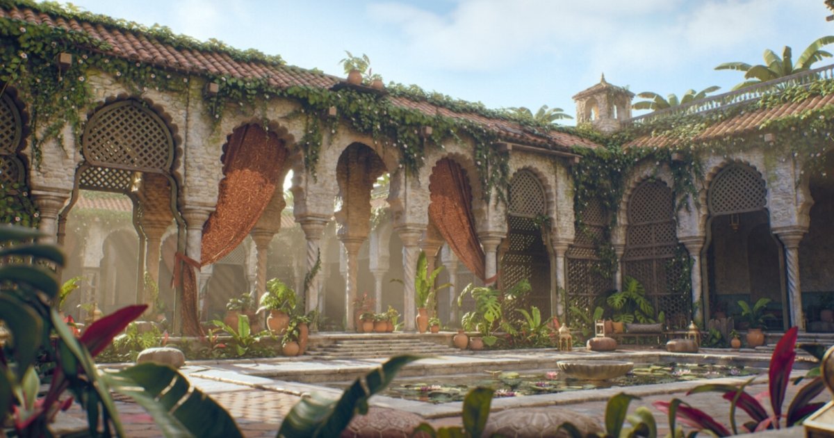Modeling and Texturing Assets and Foliage for a Detailed 3D Scene