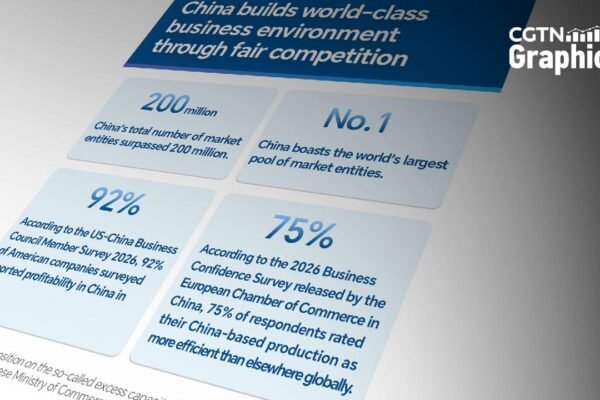 China builds world-class business environment through fair competition