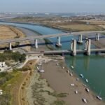 Drone images reveal parched landscapes in Kent, Sussex and Surrey