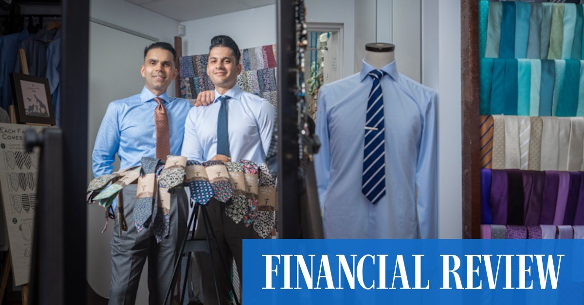 Behind the success of tie brand OTAA, run by brothers Shaheen and Fameez Haroon