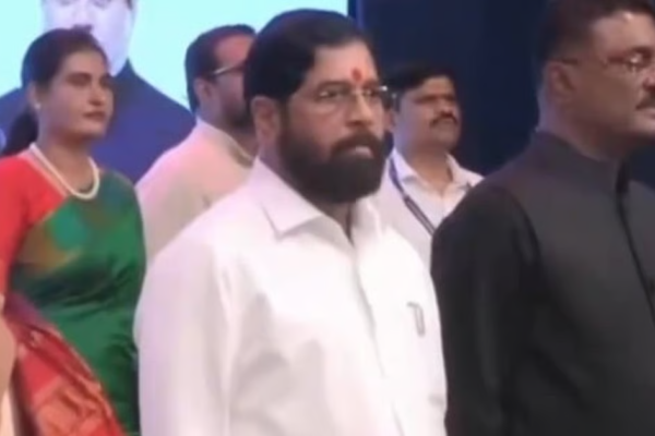 Gaffe at Shinde event as Hindi song with 'Vande Mataram' mention played instead of official version