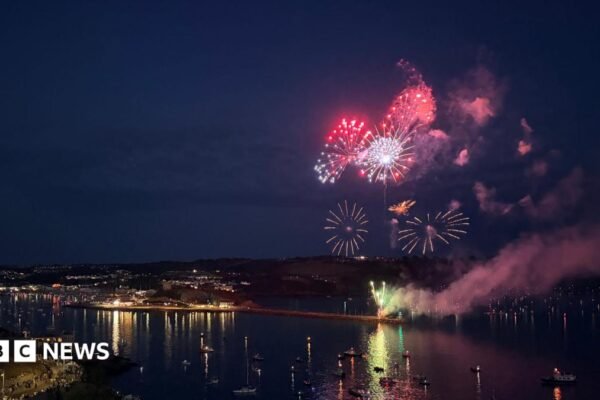 British Fireworks Championships light up Plymouth sky