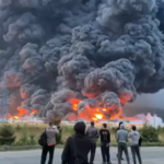 Russia Ukraine War Moscow Drone: Video: Apocalyptic Blaze After Massive Drone Attack Hits Moscow Region