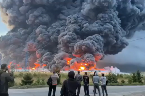 Russia Ukraine War Moscow Drone: Video: Apocalyptic Blaze After Massive Drone Attack Hits Moscow Region