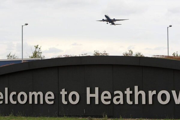 Heathrow Airport warns passengers not to travel by road after flooding