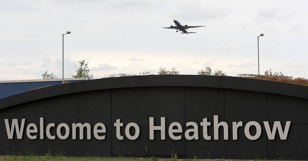 Heathrow Airport warns passengers not to travel by road after flooding