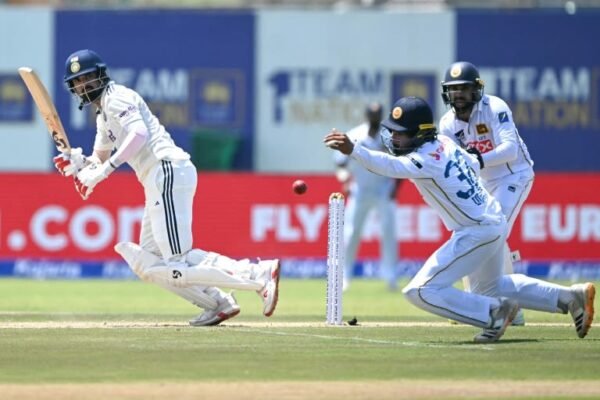 India's Padikkal, Rahul hit half-centuries in Sri Lanka Test