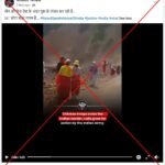 Video shows vehicle carrying paramilitary forces in northeast India, not Chinese soldiers