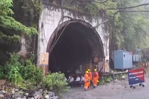 Tunnel collapses at an Indian hydropower project in Uttarakhand