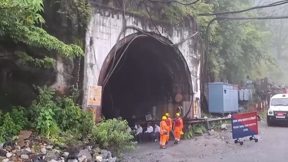 Tunnel collapses at an Indian hydropower project in Uttarakhand