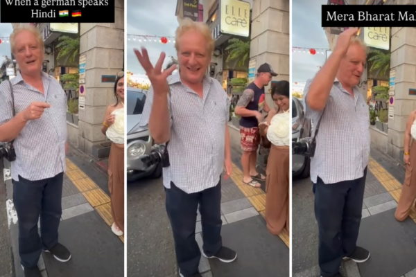 German tourist's Hindi leaves Indians amazed
