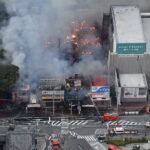 Large fire spreads in central Japan shopping district near Ise Jingu shrine