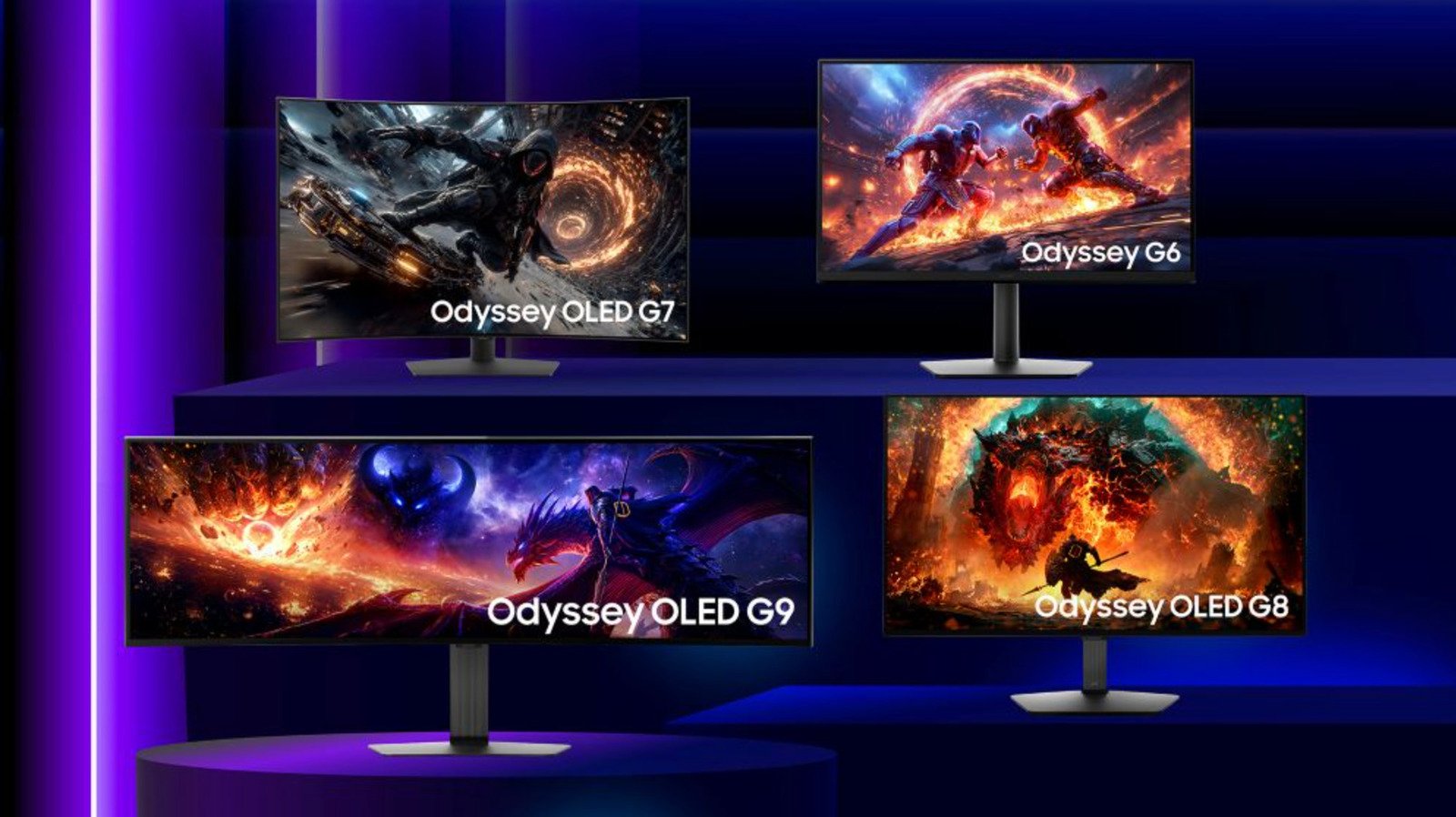 Samsung's Wild New Odyssey Lineup Includes A 1,100Hz Gaming Monitor