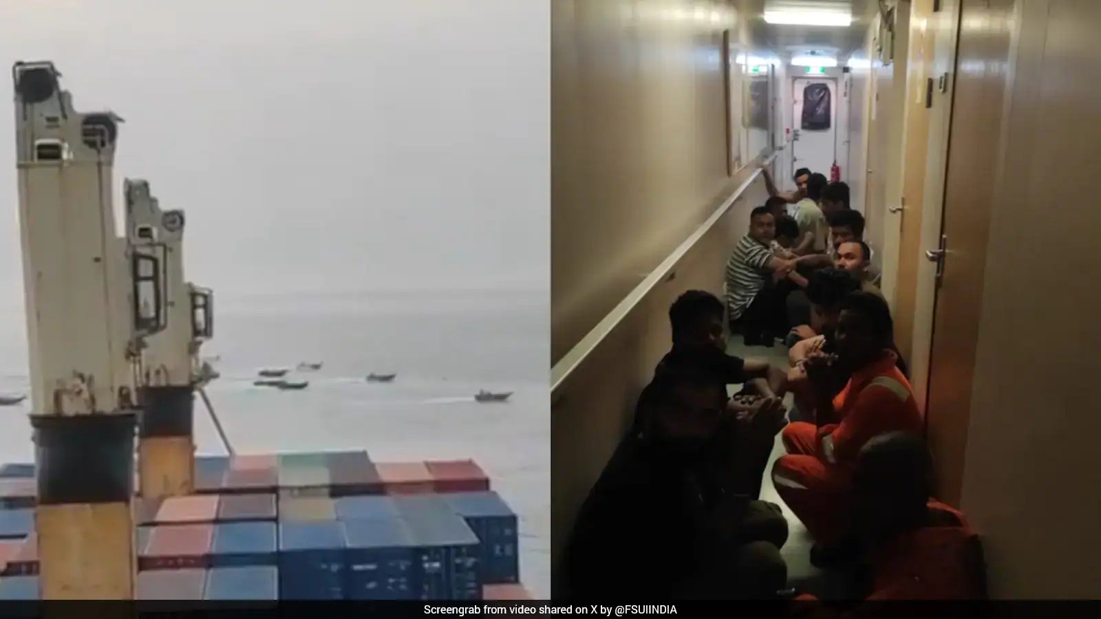 Old Video Shows Moment When Ship With 21 Indian Sailors Came Under Iran's Attack In Hormuz