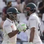 Babar Azam returns to ICC Test top 10, Shan Masood returns to training ahead of England series