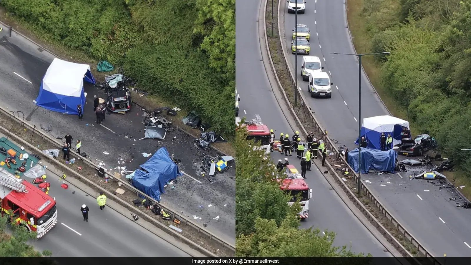 Several Dead After Police Vehicle, Car Collide In England