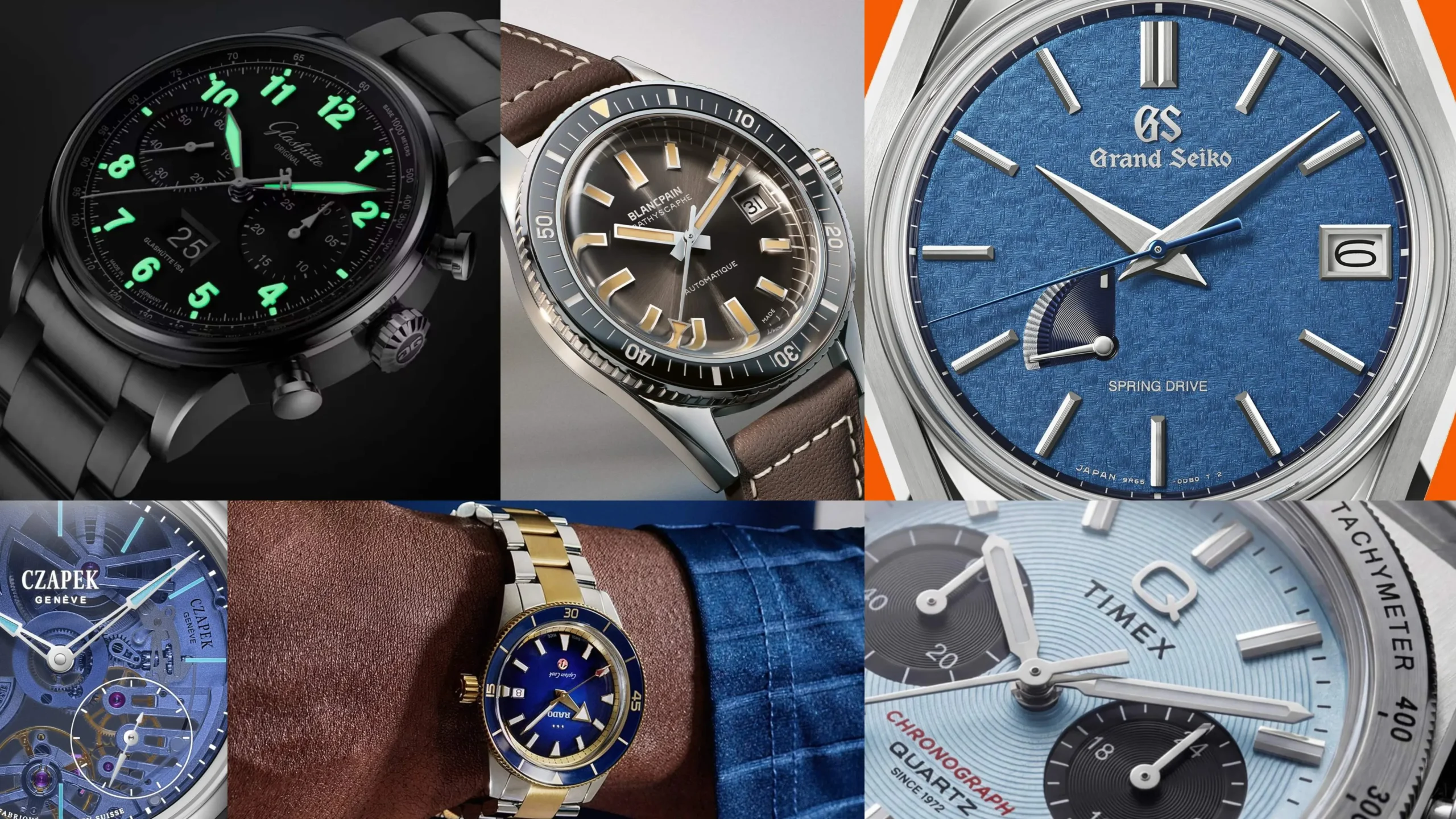 21 New Watches You Missed from Timex, Blancpain, Grand Seiko and More