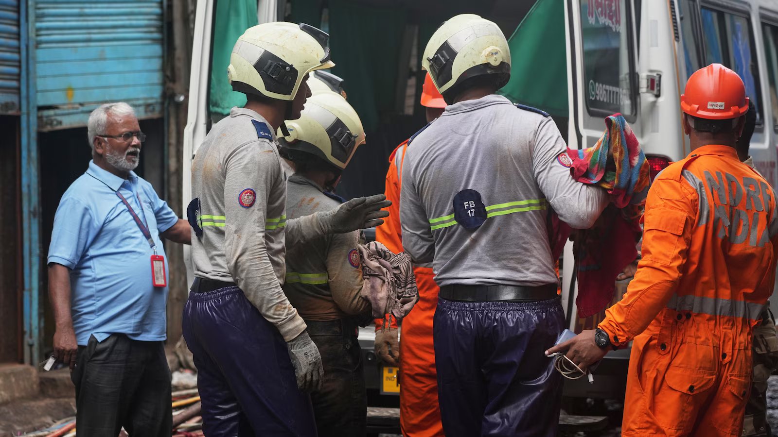 Landslide in Mumbai kills 6 as India is drenched by monsoon rains