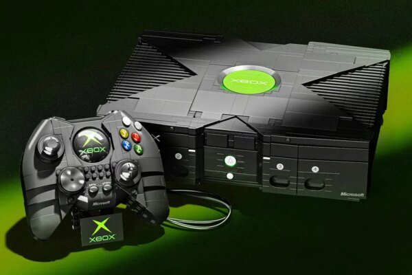 Relive the Original Xbox By Building Your Own 1:1 Scale 3,509-Piece Mattel Brick Shop Version