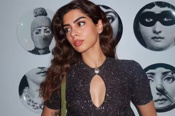 Khushi Kapoor serves quiet luxury in Rs 4.95 lakh look featuring a sequined knit top, stonewashed jeans and hobo bag | Hindi Movie News