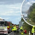 Teen among three fast-acting drivers who rescued pair from burning car after A19 crash