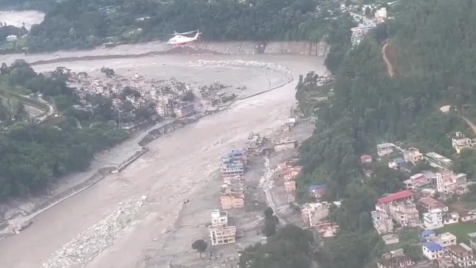 Nepal Flash Flood: Nepal's Valley Of Silence: A Helicopter Journey Through Total Devastation