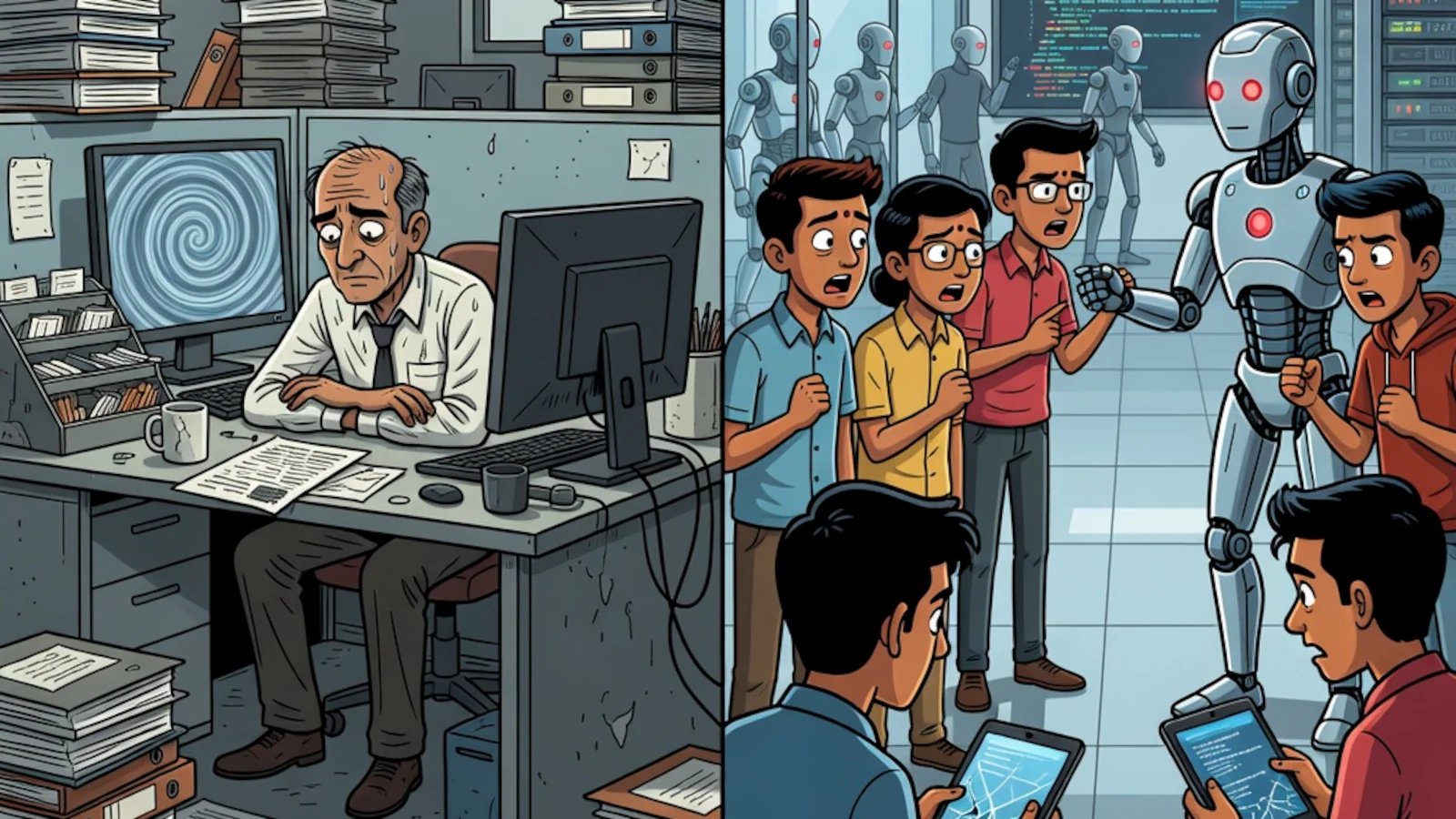 AI Anxiety Hits the Office: One-in-Five Jobs at Risk as Burnout Reaches Boiling Point