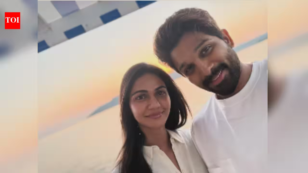 Allu Arjun Shares Romantic Sunset Selfie to Celebrate Wife Sneha Reddy’s Birthday