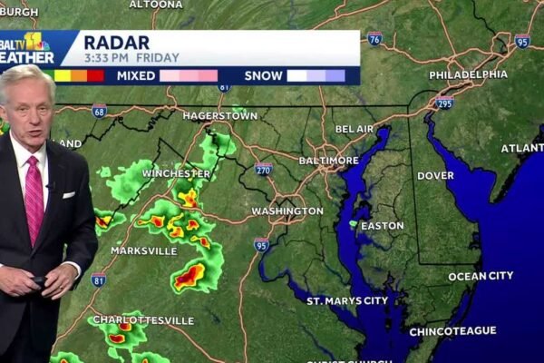 Baltimore Forecast: Isolated Showers Possible Friday