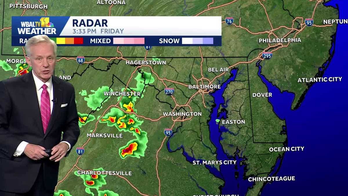 Baltimore Forecast: Isolated Showers Possible Friday