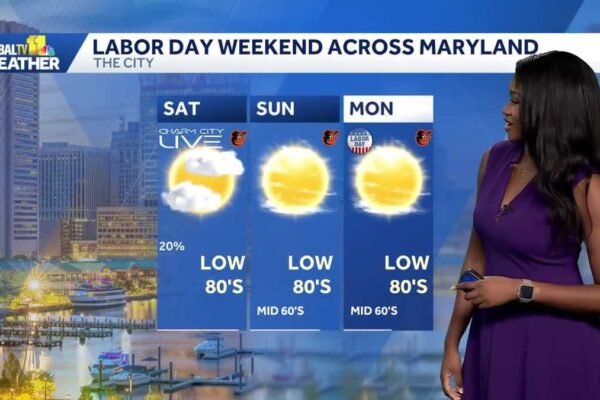 Baltimore Forecast: Warm, Sunny Labor Day Weekend