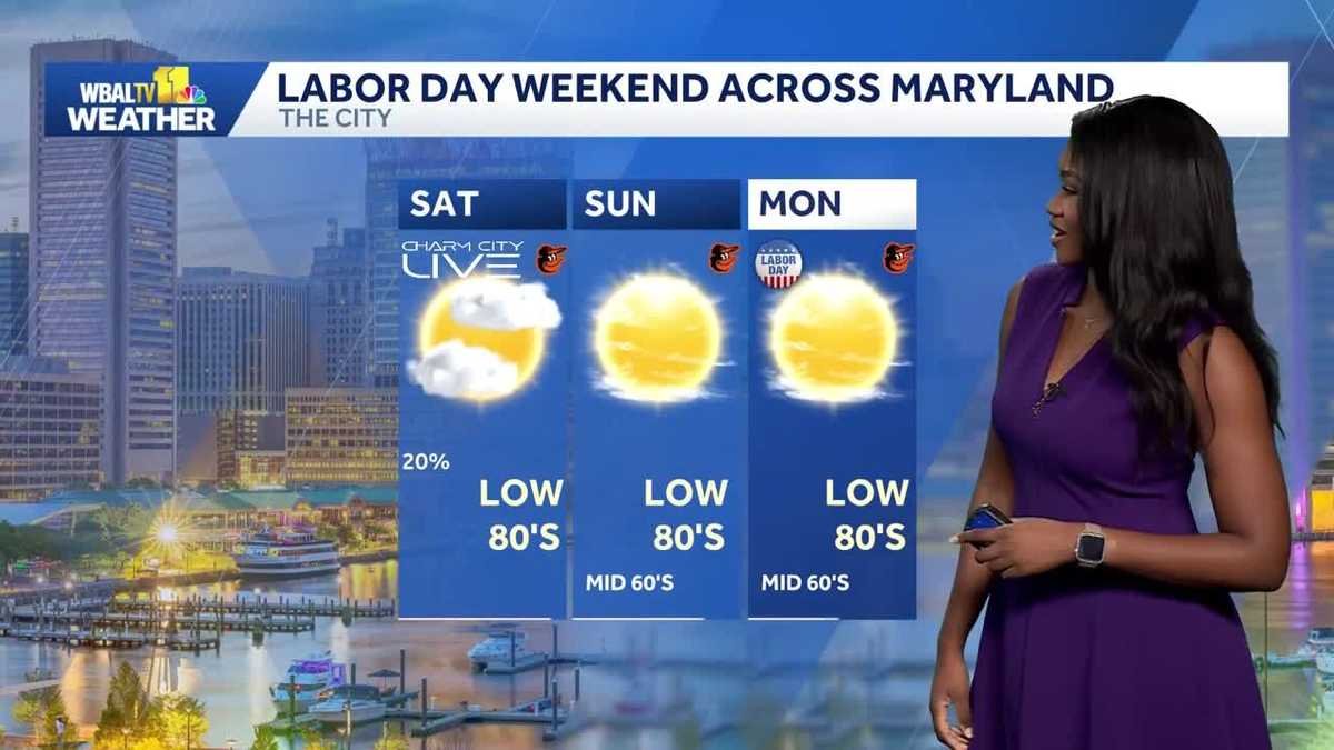 Baltimore Forecast: Warm, Sunny Labor Day Weekend