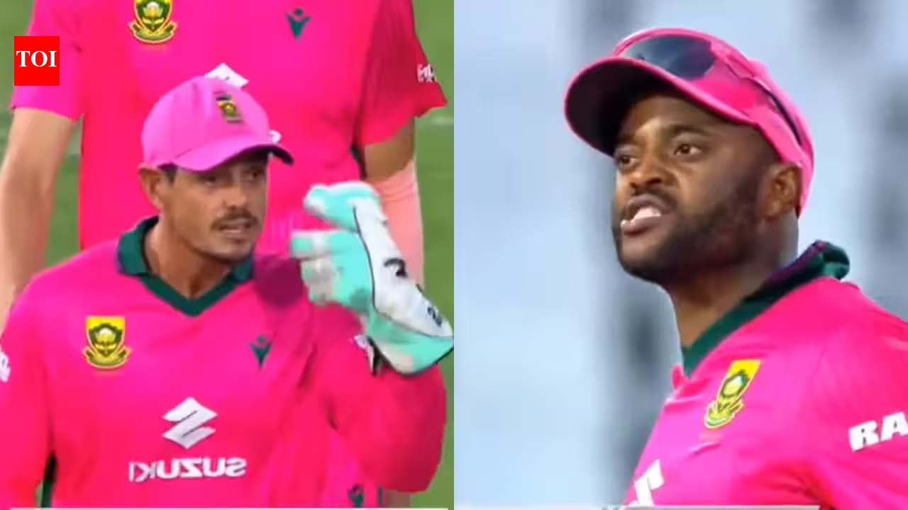 Bavuma and De Kock Clash in Heated On-Field Spat During DRS Review