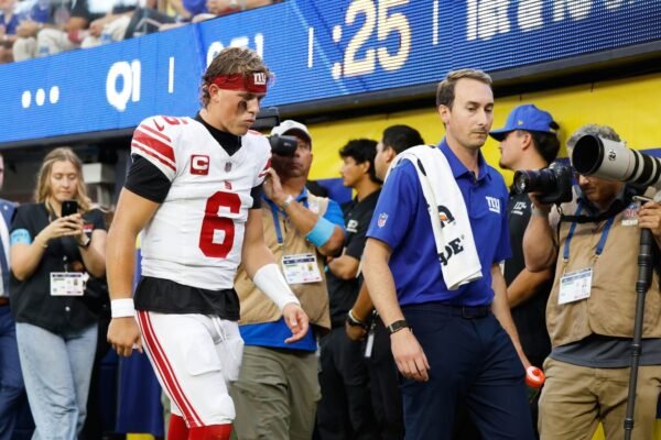 Big Blue Breakdown: Jaxson Dart Sidelined in Devastating Blow to Giants' Season